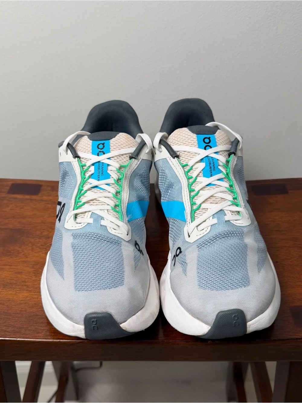 On Cloudsurfer Next Women’s 8.5 Niagara White Running Shoes CloudTec Phase